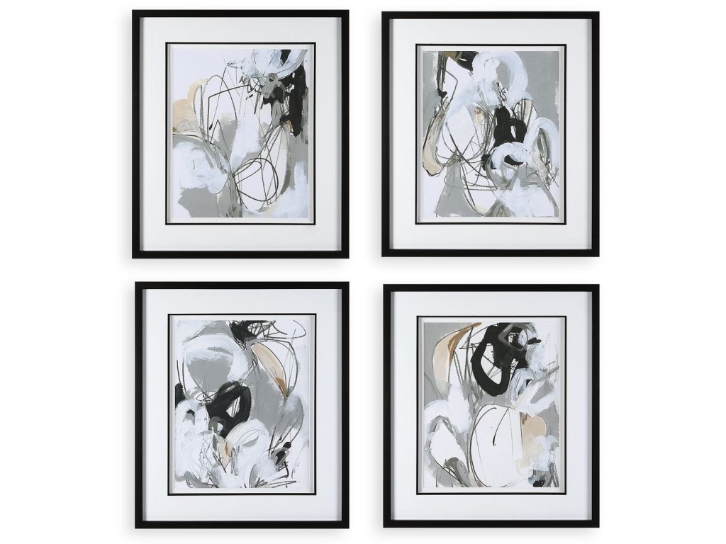 Tangled Threads Framed Prints, S/4 - main image