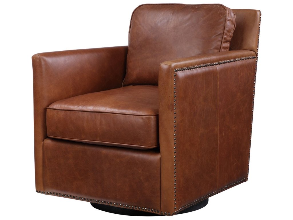 Roosevelt Swivel Chair - Cognac - image 2
