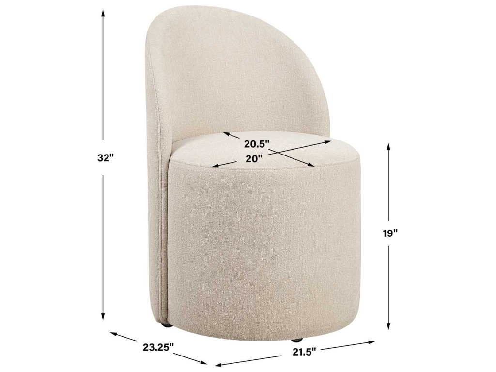 Roll With It Dining Chair, Sand - image 8