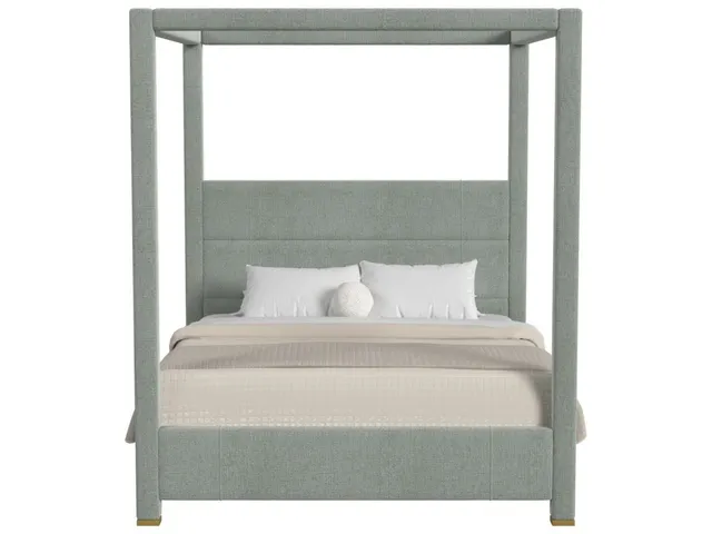 Hibernate Canopy Bed, King - Criss Cross Sea Salt, 2 Cartons