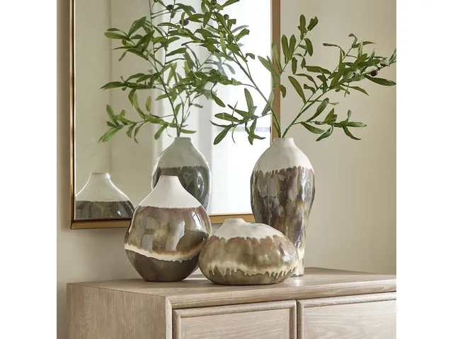 Earthflow Outdoor Vases, S/3 - Alternative View