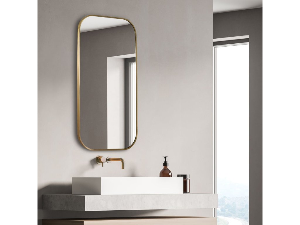Taft Mirror, Brass - image 1