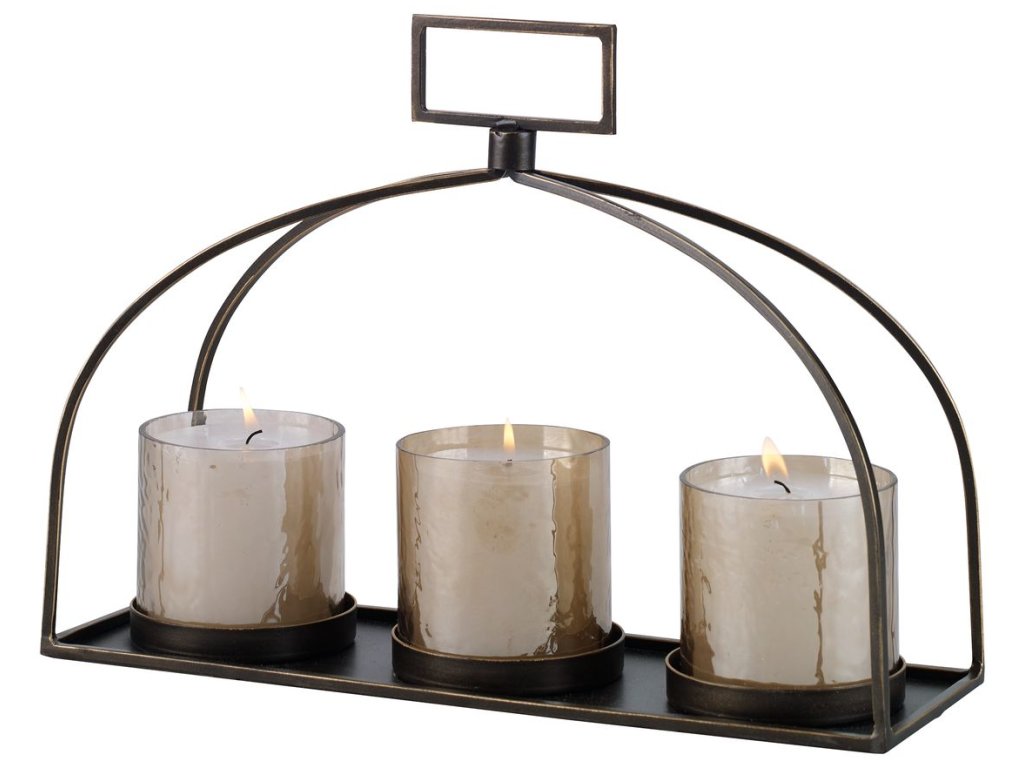 Riad, Triple Candleholder - image 2