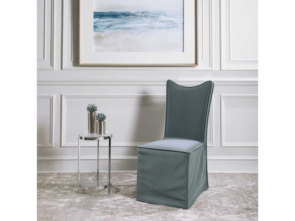 Delroy Armless Chair, Gray, 2 Per Box, Priced Each - image 6