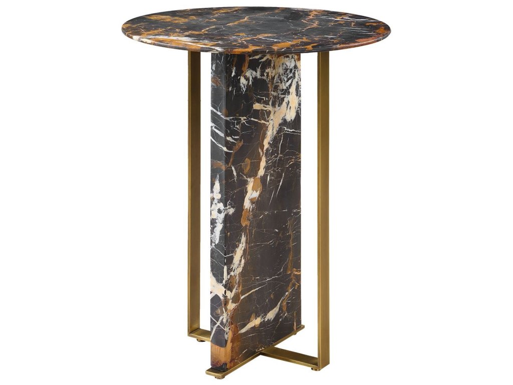 Joist Accent Table - Michelangelo Marble - main image