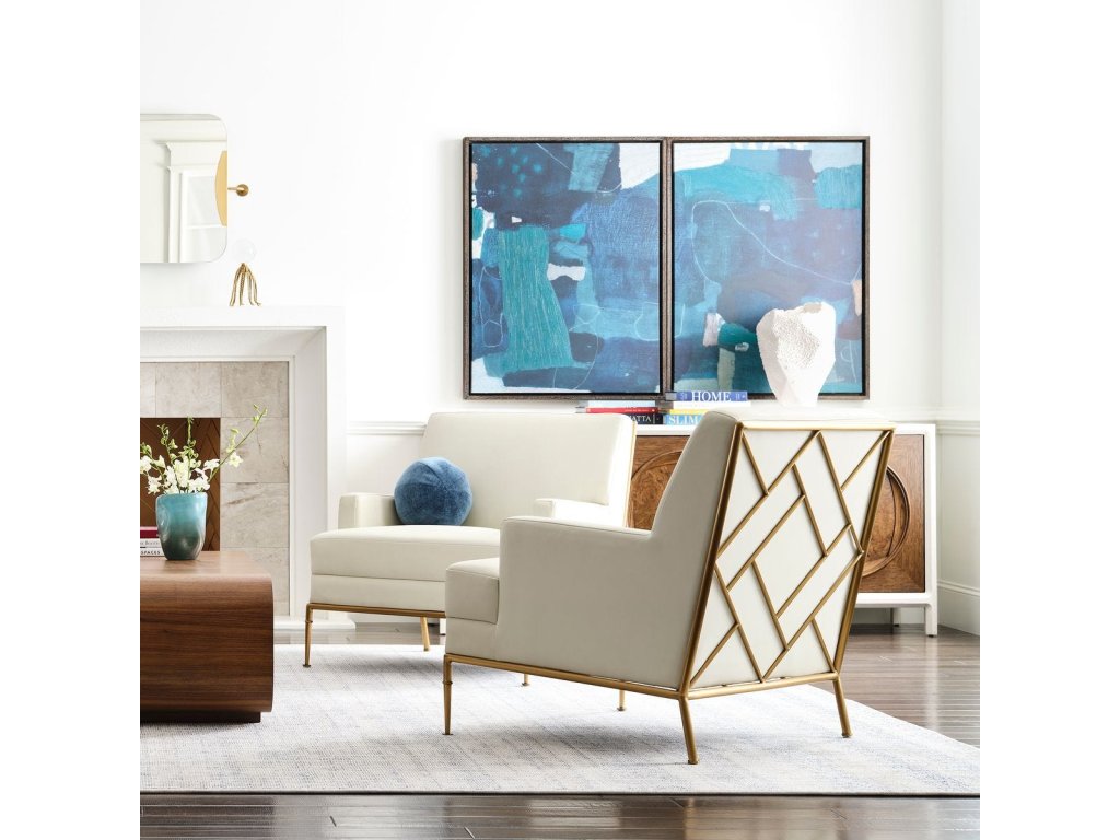 Fretwork Accent Chair - image 1