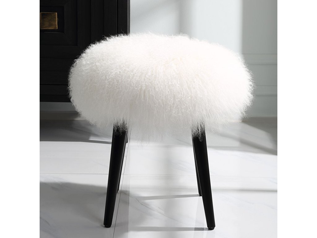 Wooly Accent Stool - image 2