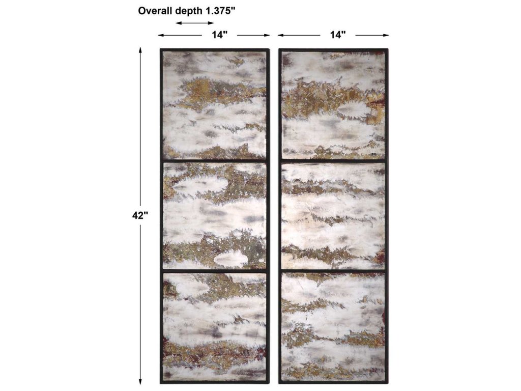 Rahila Mirrored Wall Panels, S/2 - image 2