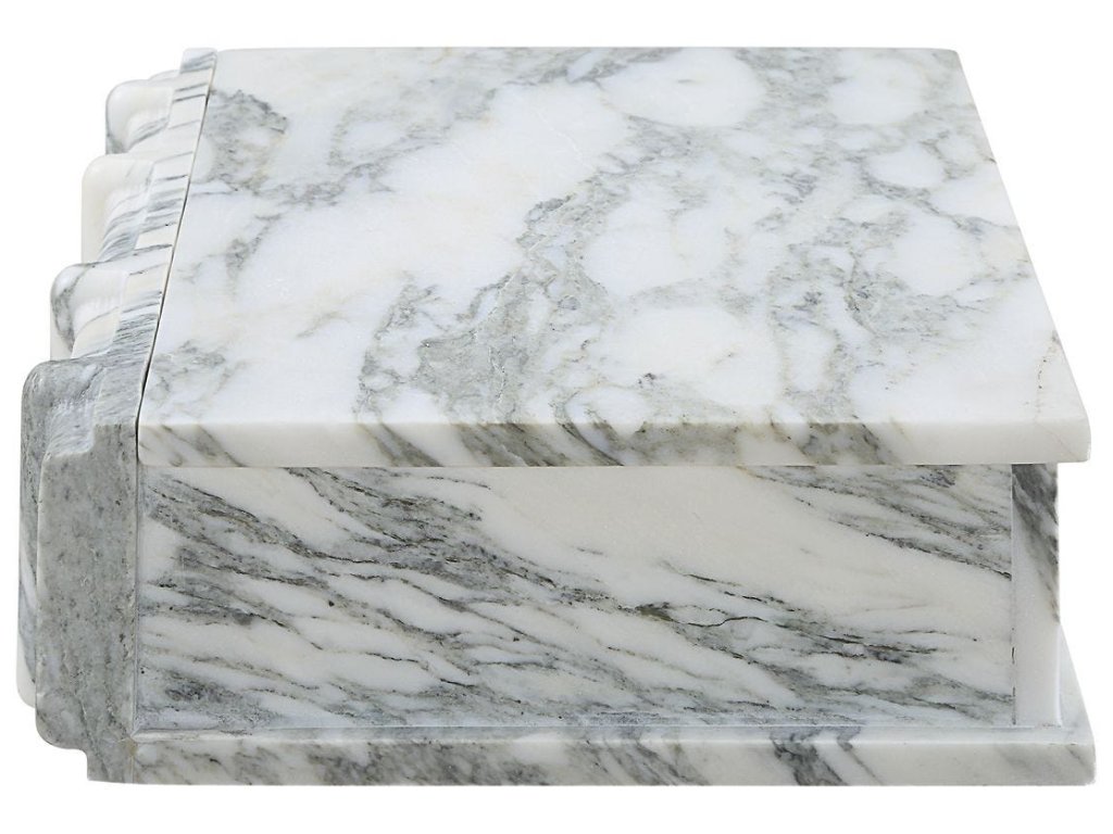 Novel Box - Arabescato Marble Small - image 5