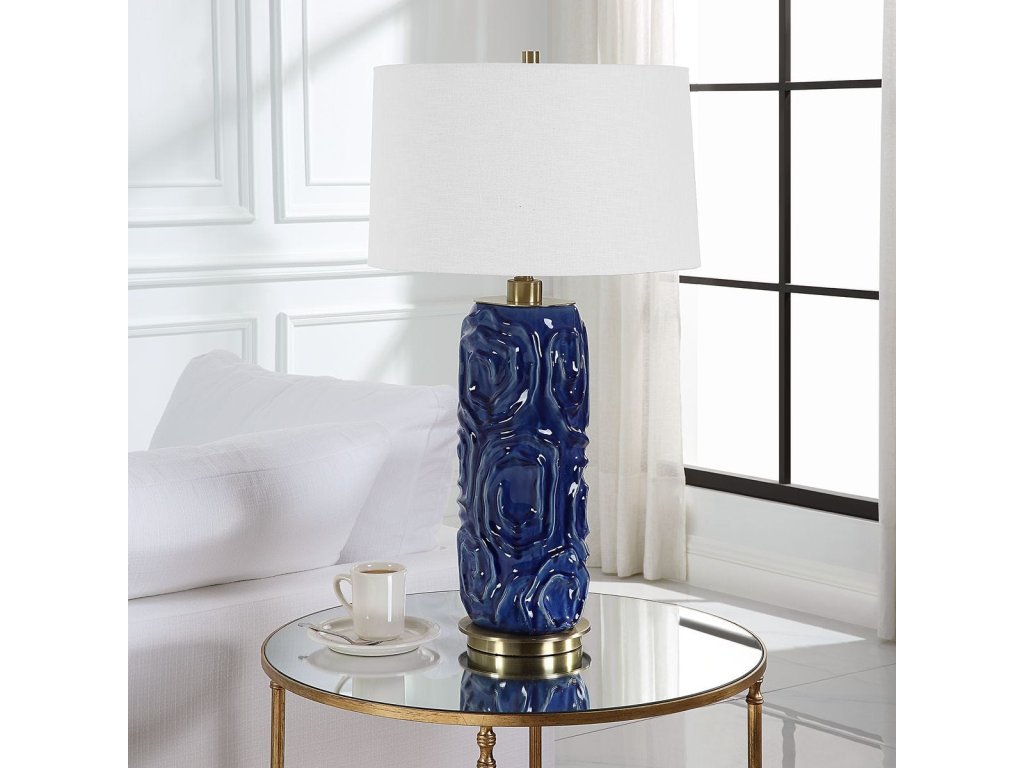 Zade Table Lamp, Blue - image 2