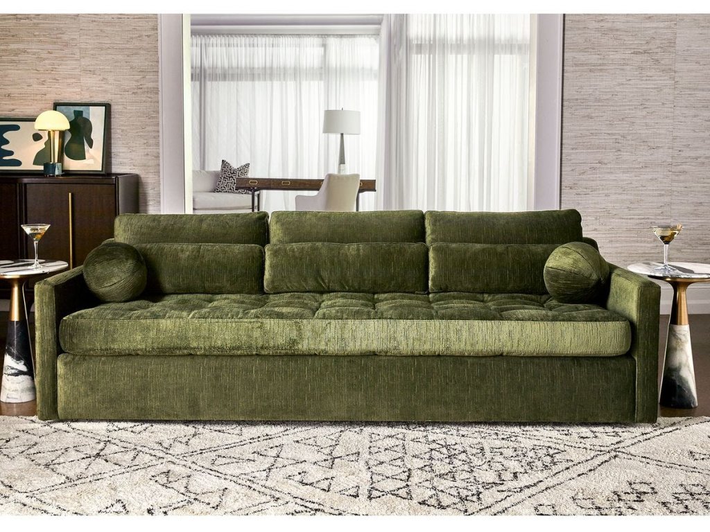 Slope 90 Inch Sofa - Antique Loden - image 1