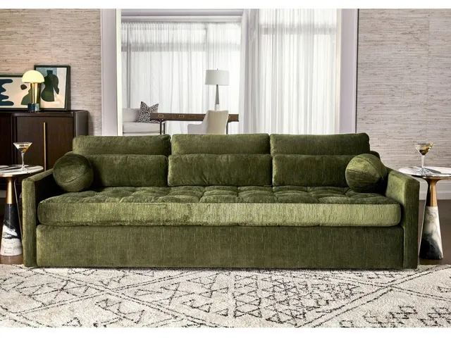 Slope 90 Inch Sofa - Antique Loden - Alternative View