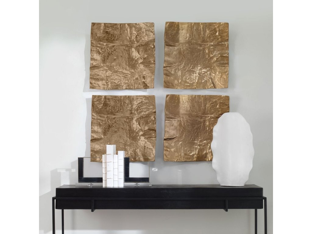 Archive Metal Wall Decor, Brass - image 6