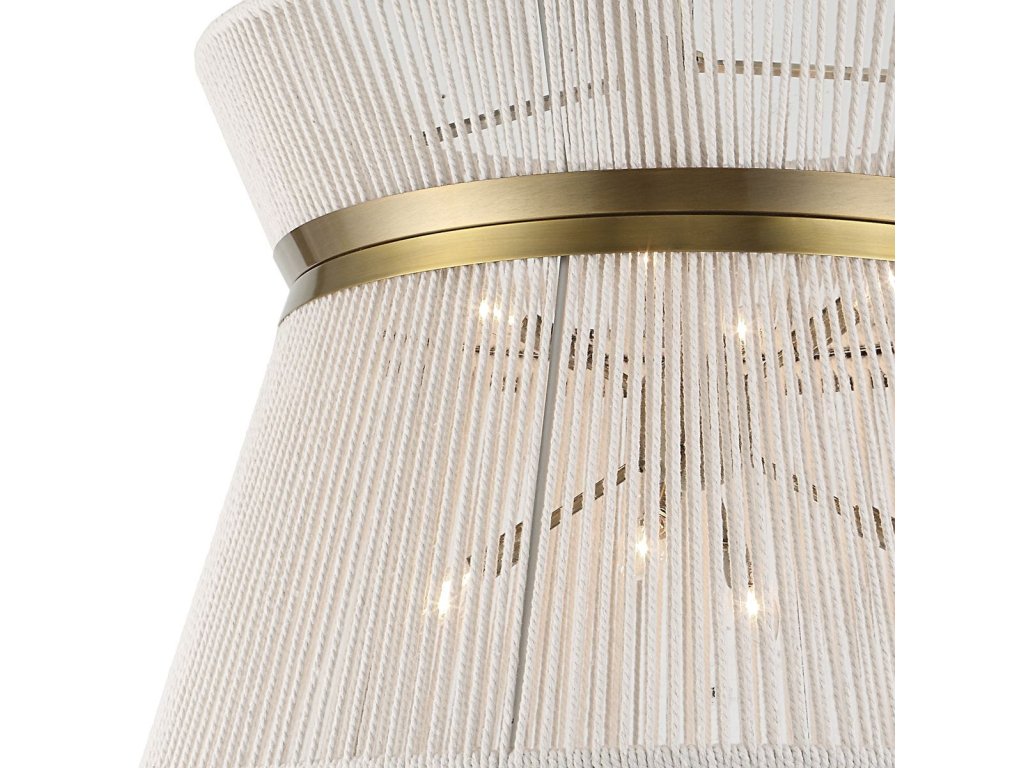 Highly Strung, 8 Lt Round Pendant - White - image 11