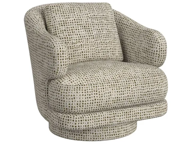Cuddle Swivel Chair - Dashing Olive