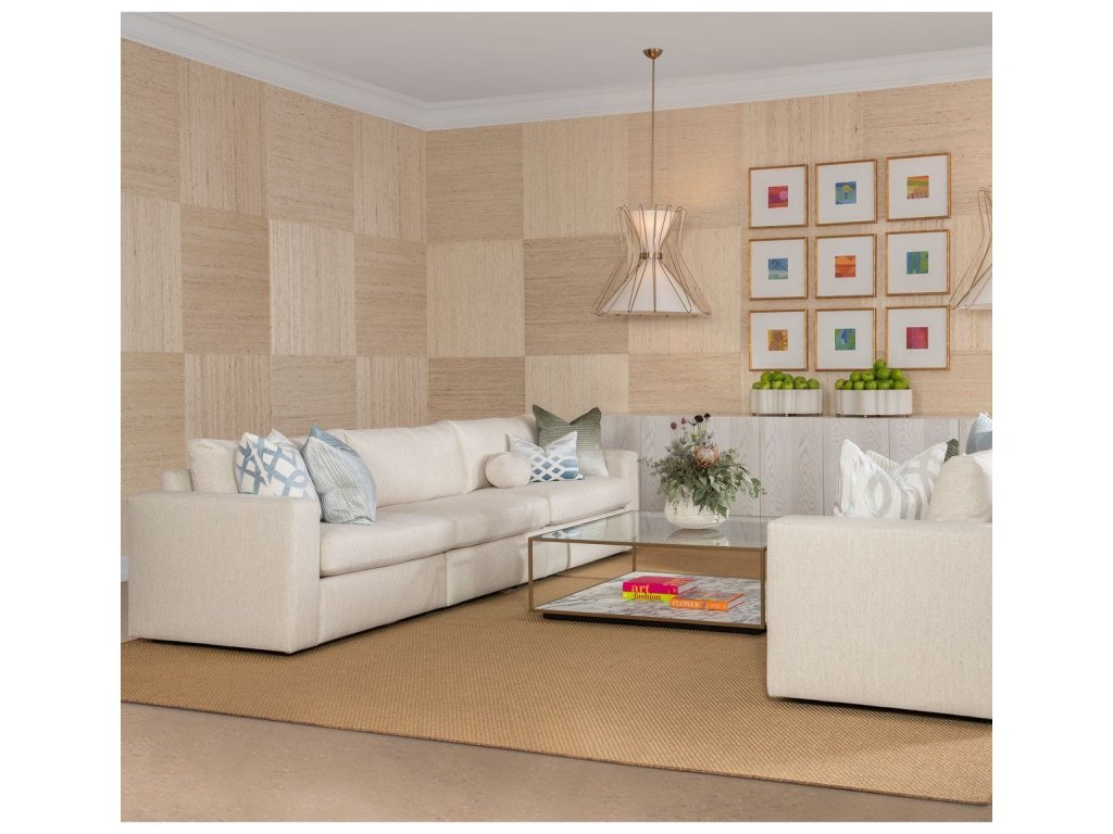 Great Plains Sofa, Armless - Alabaster/Linen Weave - image 13
