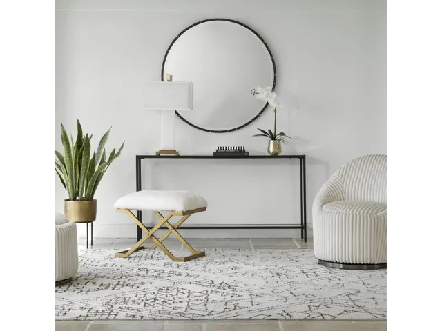 Hayley Console Table, Black