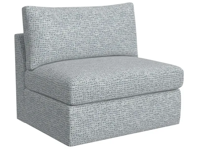 Great Plains Sofa, Armless - Dashing Blue - Alternative View