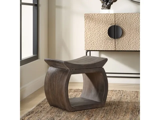 Connor Small Bench, Walnut - Alternative View