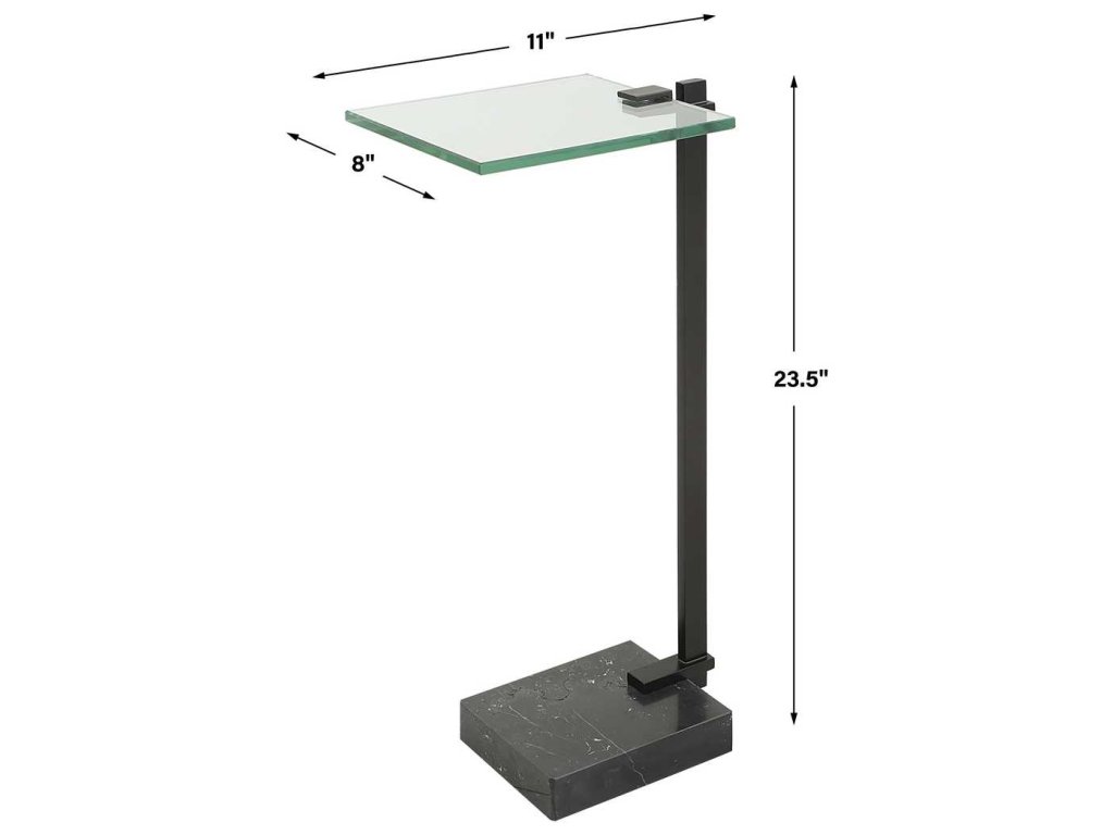 Butler Accent Table, Black - image 7