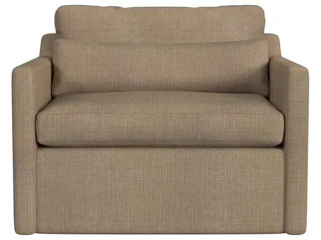 Slope Swivel Chair-And-A-Half - Lush Tawny