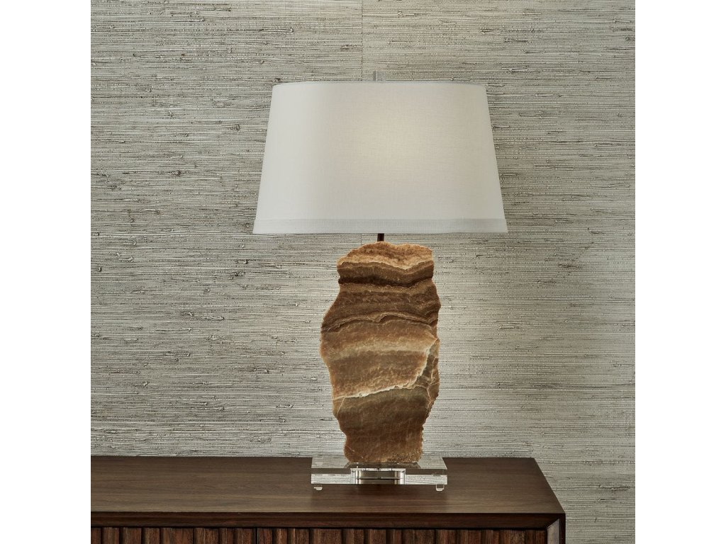 Slice Table Lamp - Latte Onyx - image 1