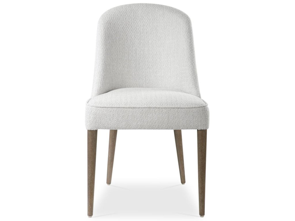Brie Armless Chair, White, 2 Per Box, Priced Each - main image