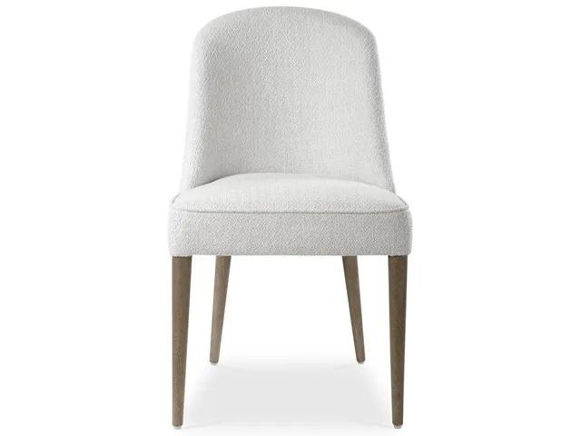 Brie Armless Chair, White, 2 Per Box, Priced Each