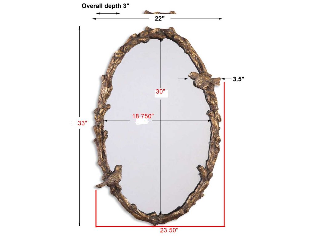 Paza Oval Mirror - image 2