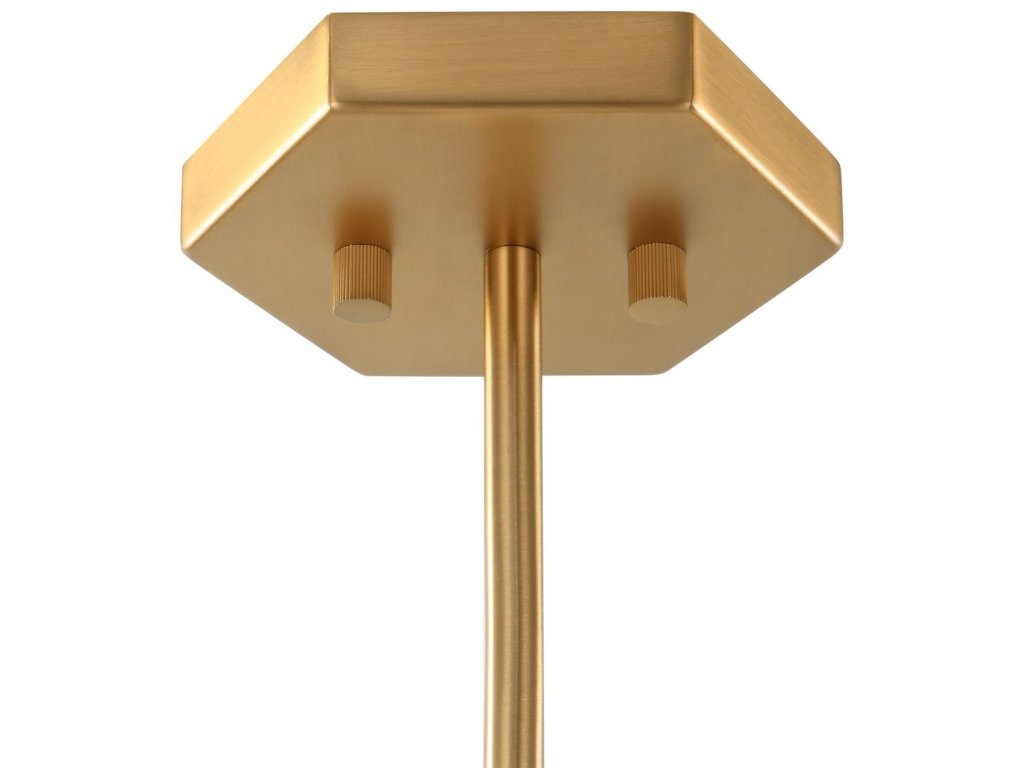 Agapanthus, 18 Lt Pendant - Brass - image 6