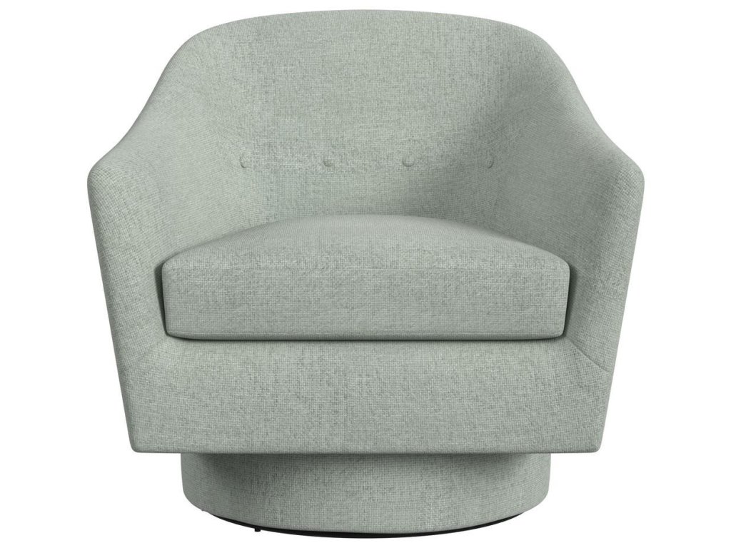 Coupe Swivel Chair - Criss Cross Sea Salt - main image