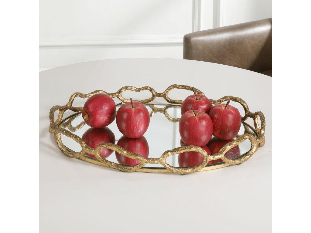 Cable Chain Tray, Gold - image 6