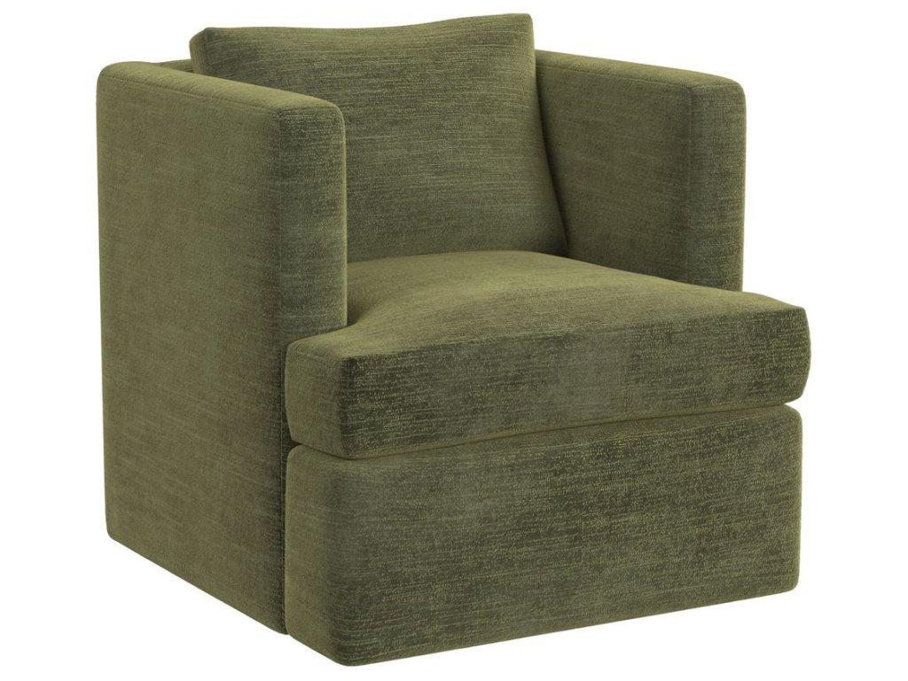 Elevated Swivel Chair - Antique Loden - image 2