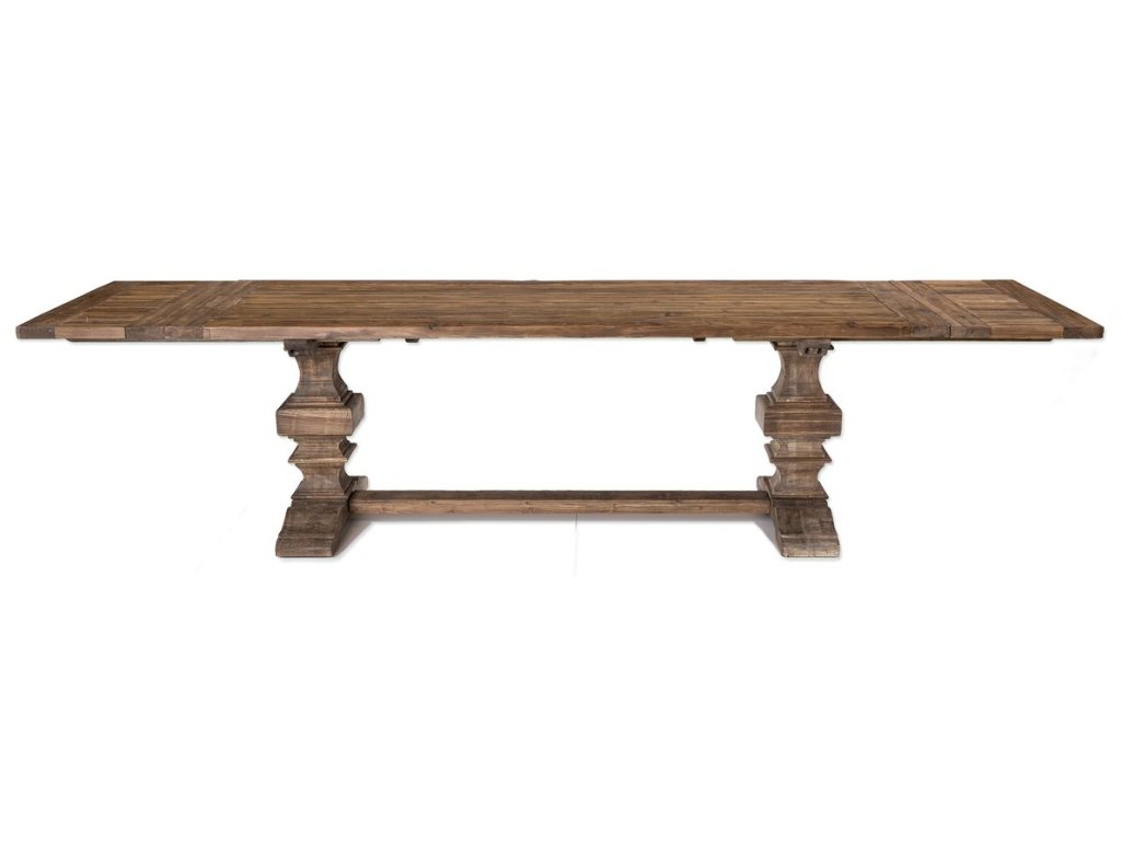 Baldrick Extension Dining Table - Warm Honey - main image