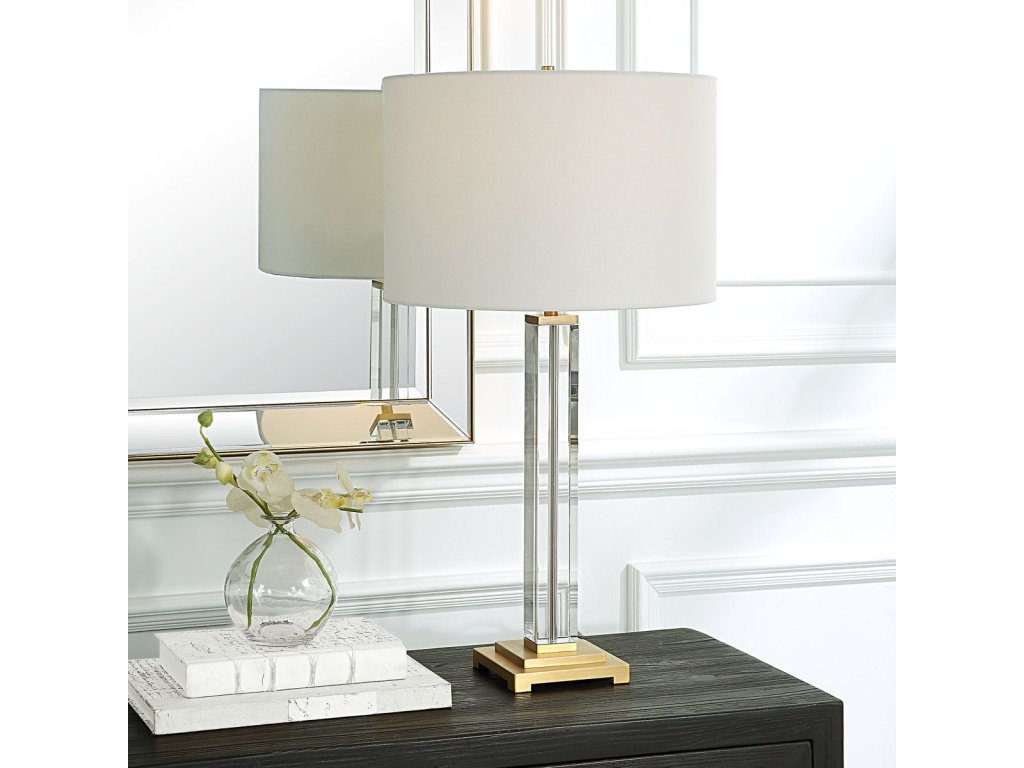 Crystal Column Table Lamp - image 1
