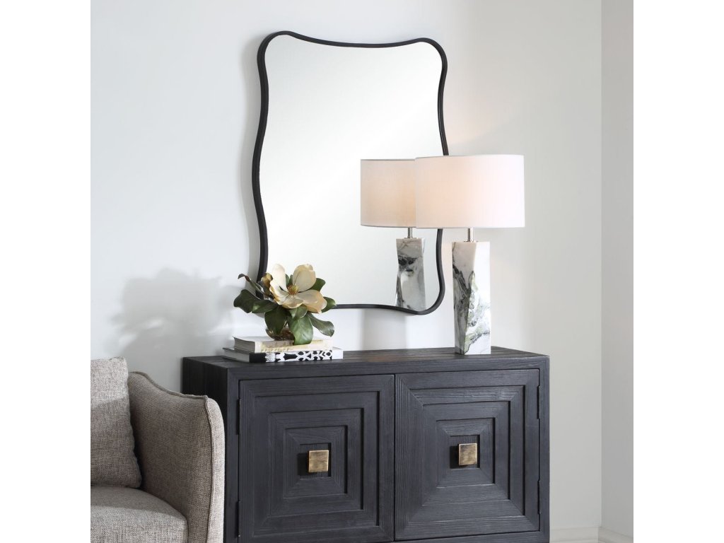 Pavia Vanity Mirror, Black - image 1