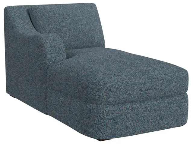 Big Wave Chaise, Left Arm Facing - Tweedy Bird Jewel