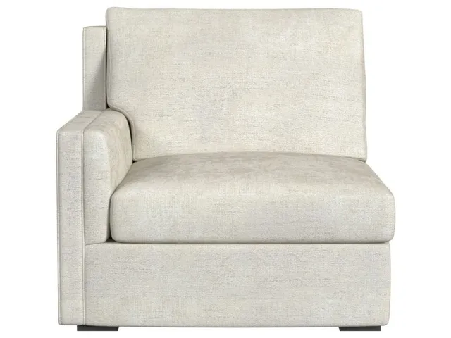 Luxe Sofa, Left Arm Facing - Splendor Sesame