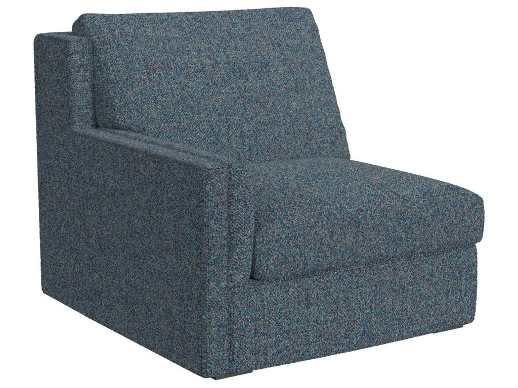Luxe Sofa, Left Arm Facing - Tweedy Bird Jewel - image 1