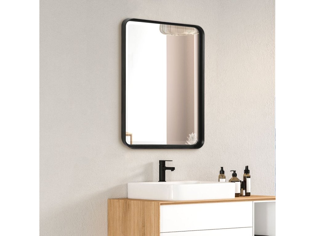 Crofton Vanity Mirror, Black - image 2