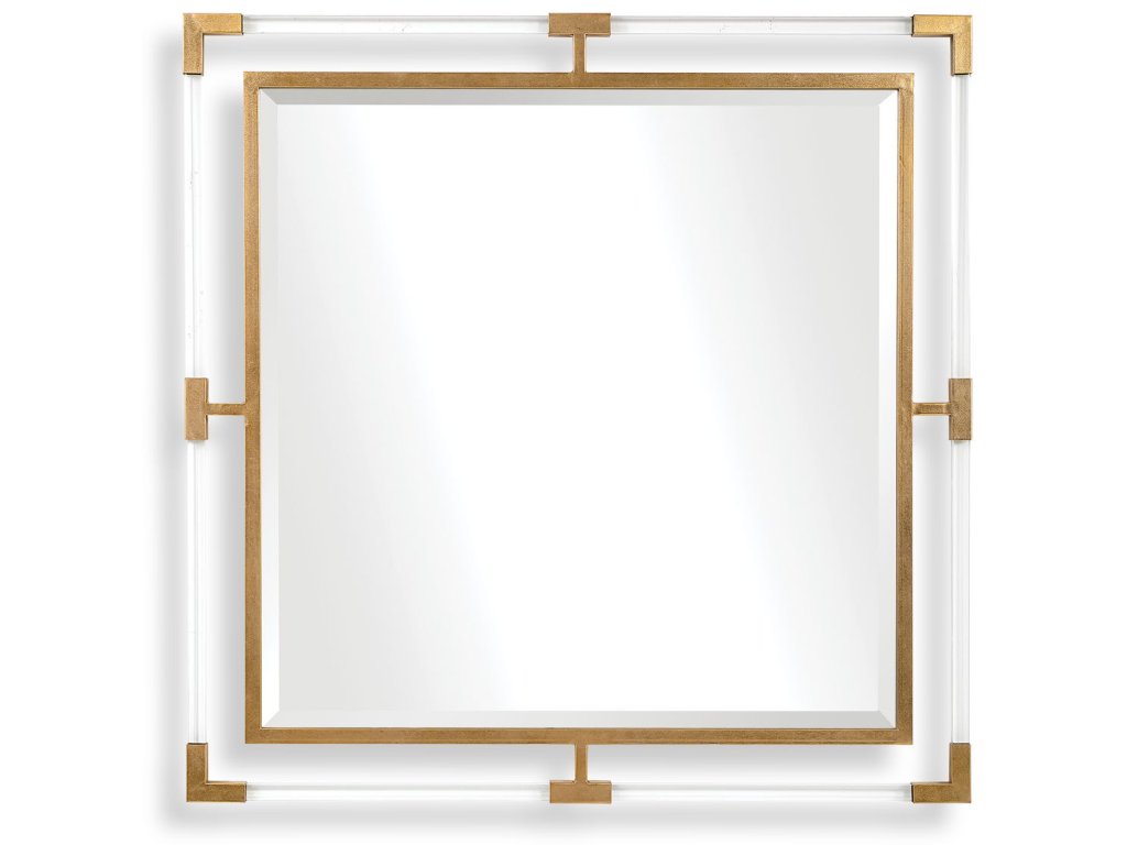 Balkan Square Mirror, Gold - main image