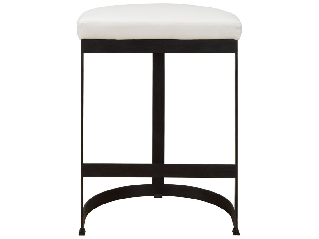 Ivanna Counter Stool, Black - White - image 3