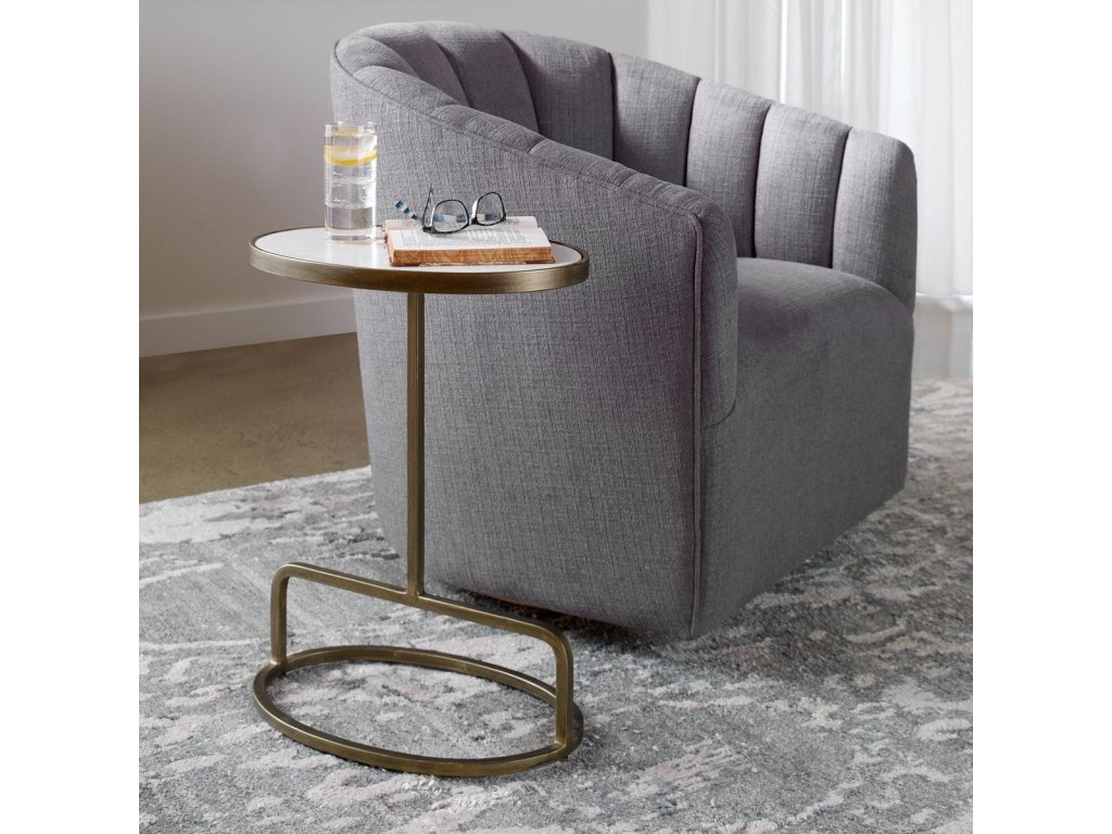 Jessenia Accent Table, Marble - image 1