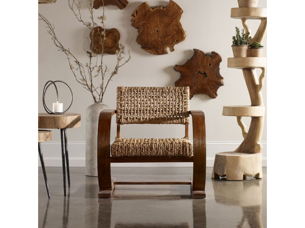 Rehema Accent Chair, Pecan - image 2