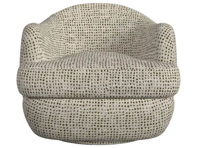 Scoop Swivel Chair - Dashing Olive