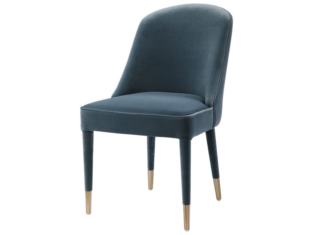 Brie Armless Chair, Blue, 2 Per Box, Priced Each - image 2