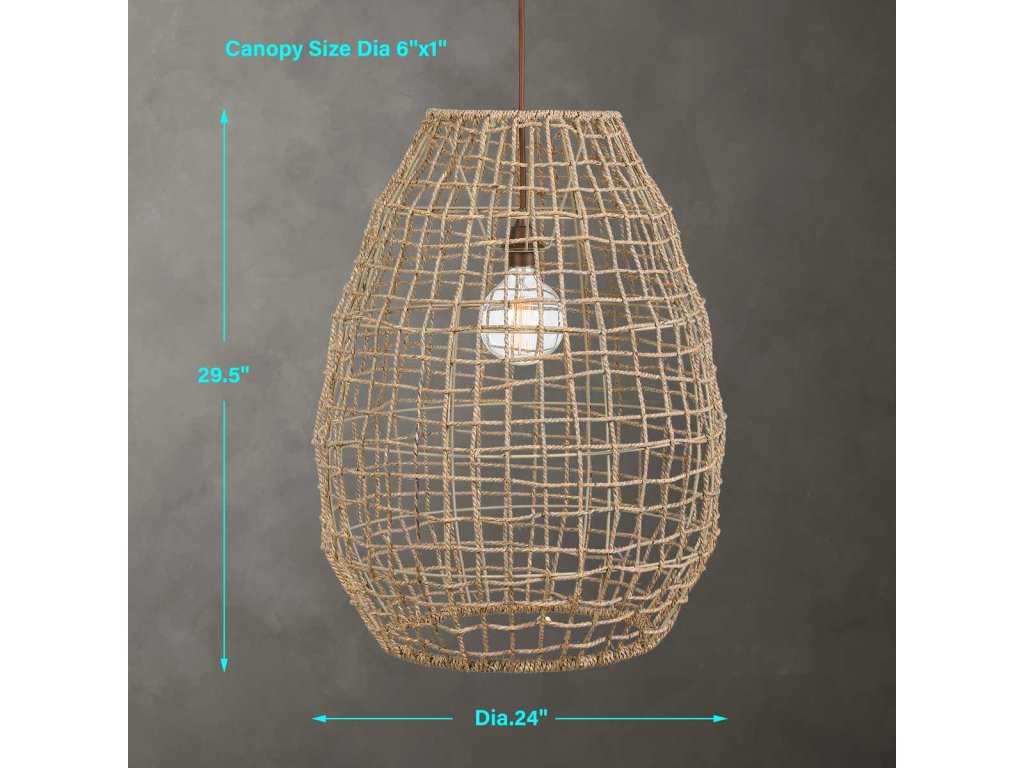 Cross Weave, 1 Lt Pendant - image 8