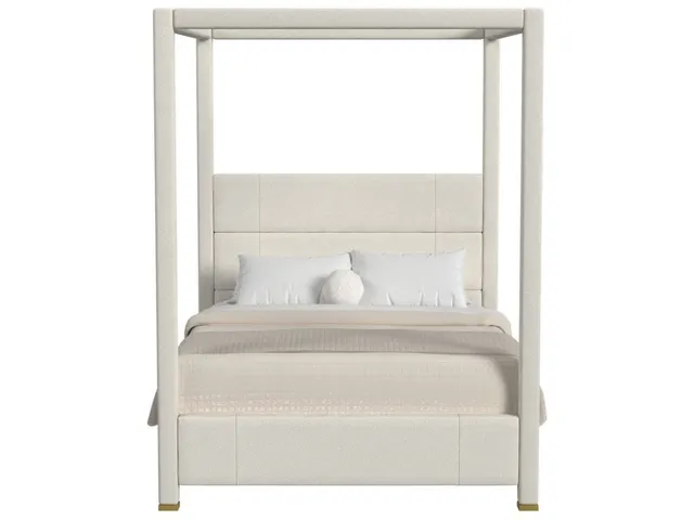 Hibernate Canopy Bed, Queen - Field Snow , 2 Cartons
