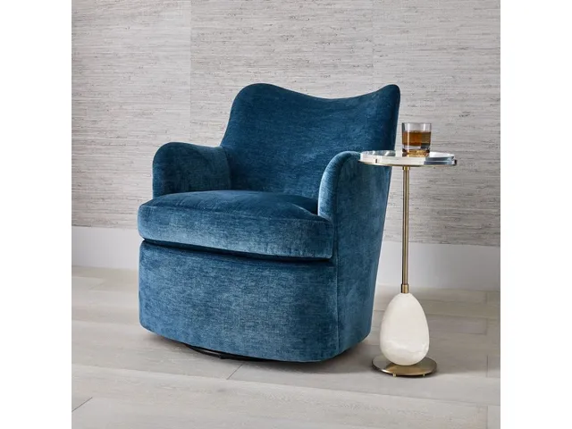 Chit Chat Swivel Chair - Lux Peacock