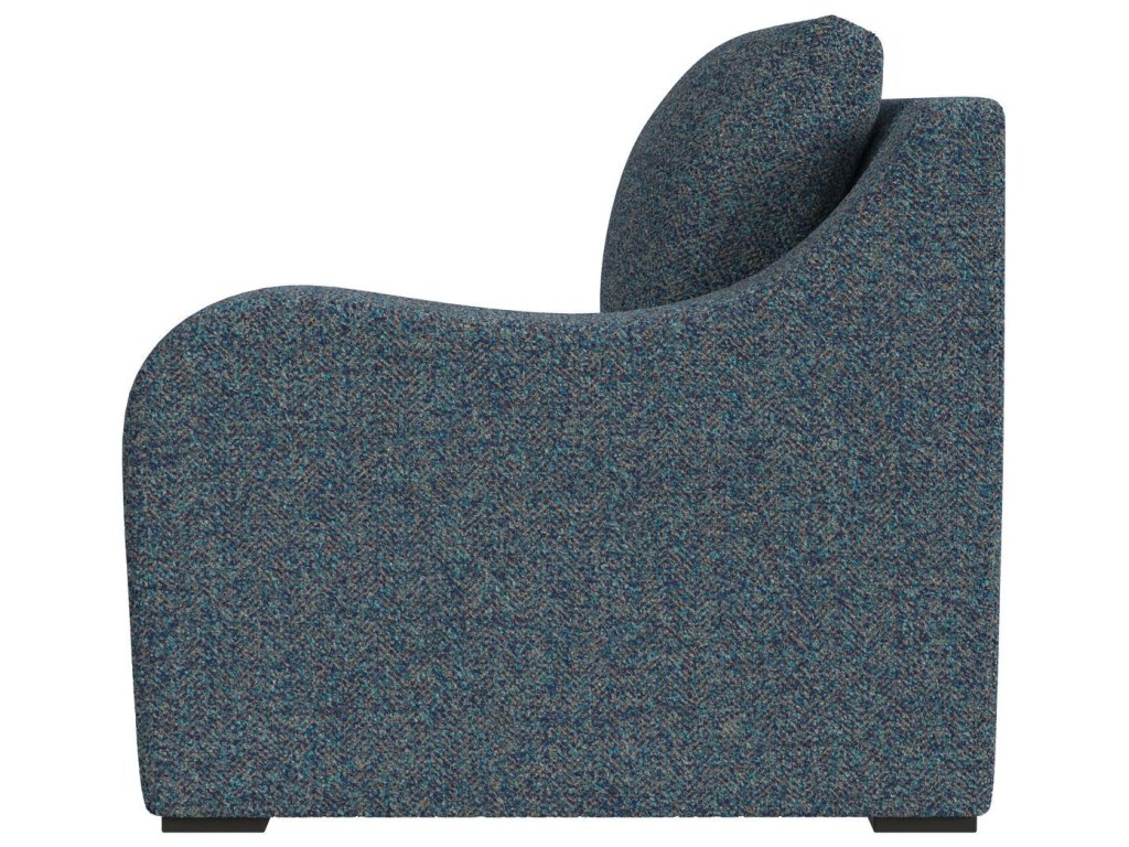 Big Wave Sofa, Right Arm Facing - Tweedy Bird Jewel - image 2